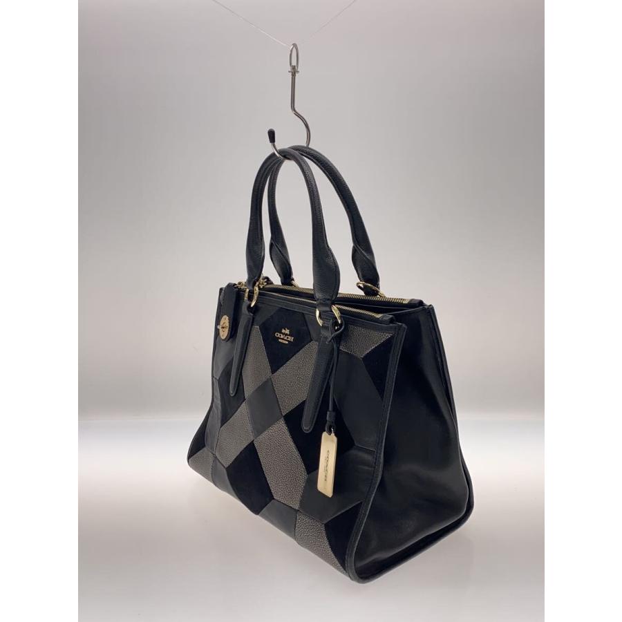 COACH◇COACH コーチ クロスビー キャリーオール ハンドバッグ レザー 