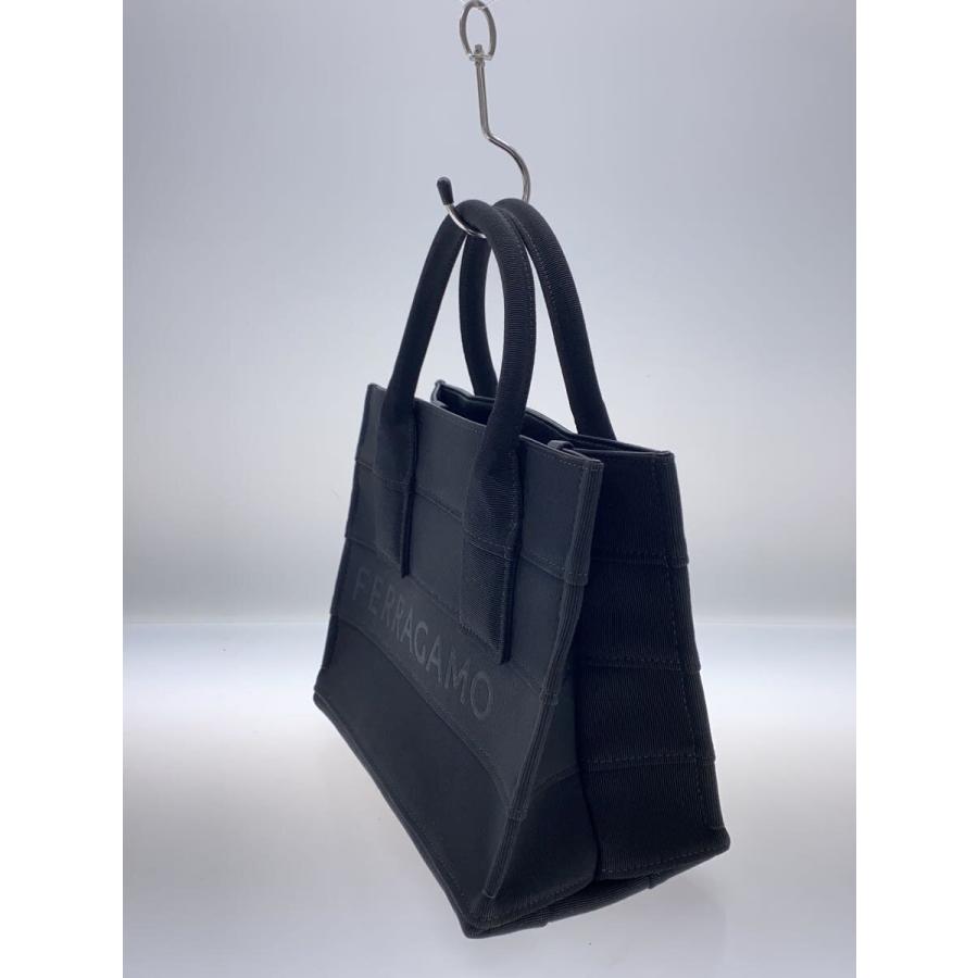 Salvatore Ferragamo◇トートバッグ[仕入]/--/BLK/無地/214988