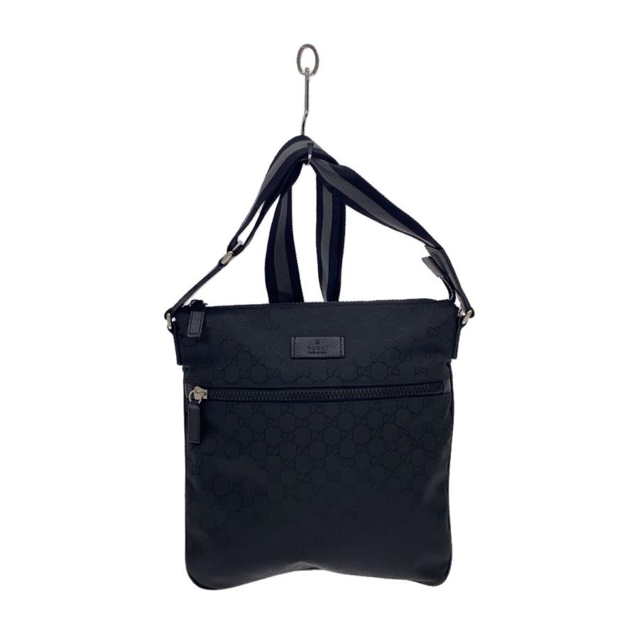 GUCCI◇GG/ショルダーバック/ナイロン/BLK/総柄/449185 : セカンド