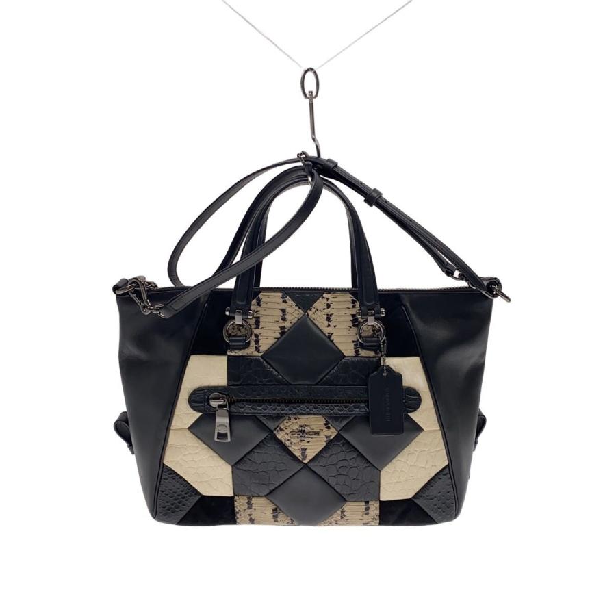 COACH◇コーチ/2WAYトートバッグ/38295/パッチワークレザー : セカンド