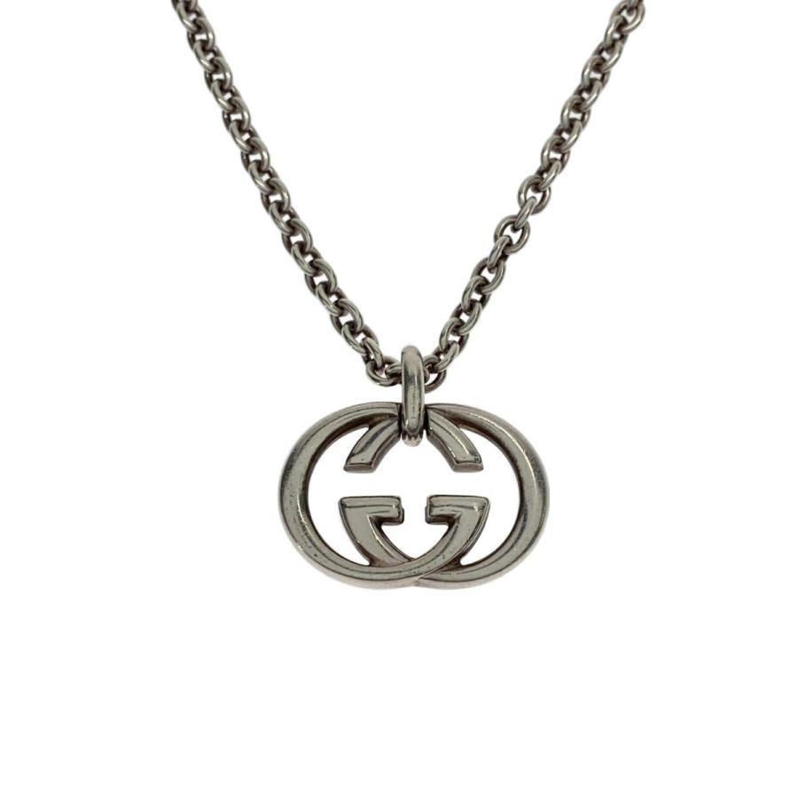 GUCCI◇GUCCI グッチ ネックレス_インターロッキングG/SV925/SLV