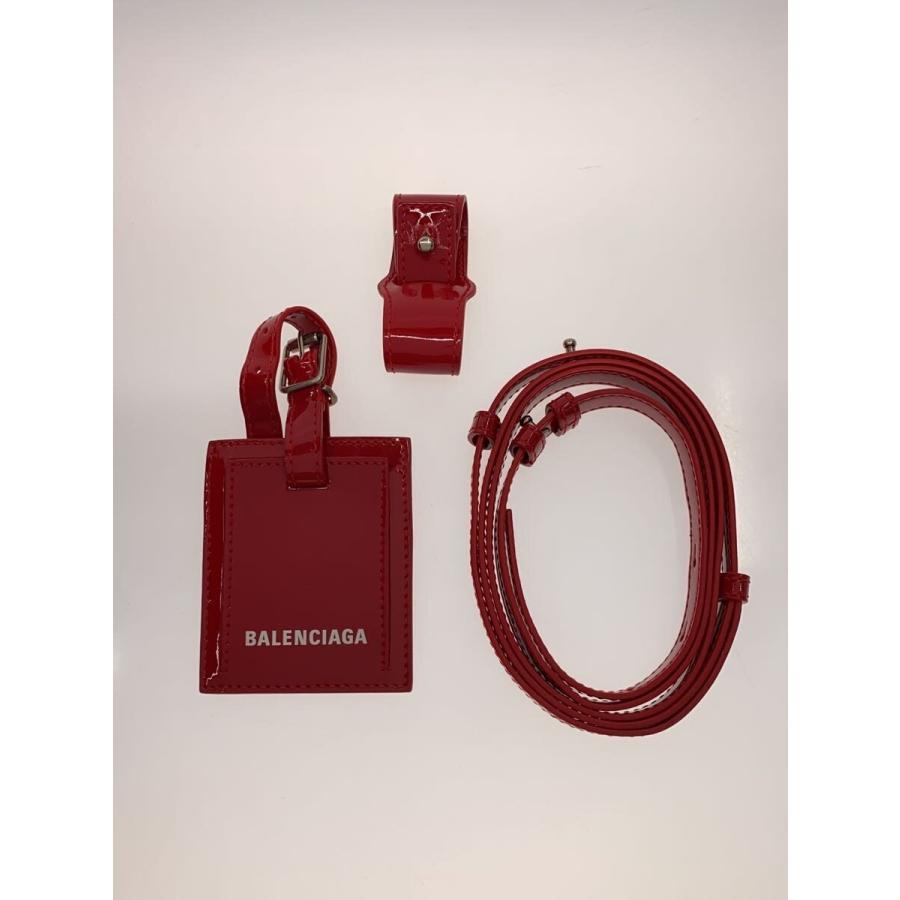 BALENCIAGA◇BISTRO/カゴバッグ/エナメル/レッド/671342 : セカンド 