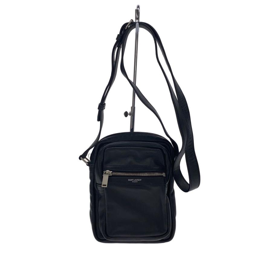 SAINT LAURENT◇ミニカメラバッグ/金具クスミ有/ショルダーバッグ