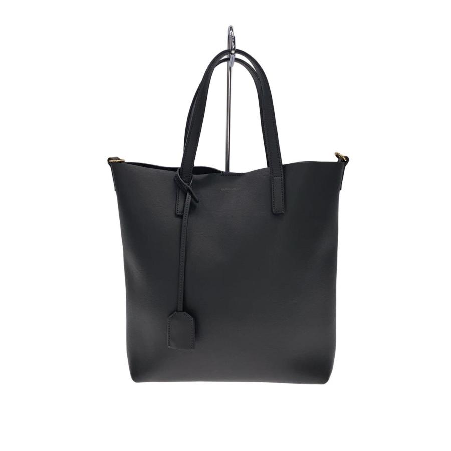 SAINT LAURENT◇トイショッピングトート/トートバッグ/--/GRY/600307