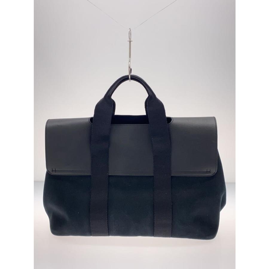 HERMES◆ヴァルパライソMM/ハンドバッグ/キャンバス/BLK_2