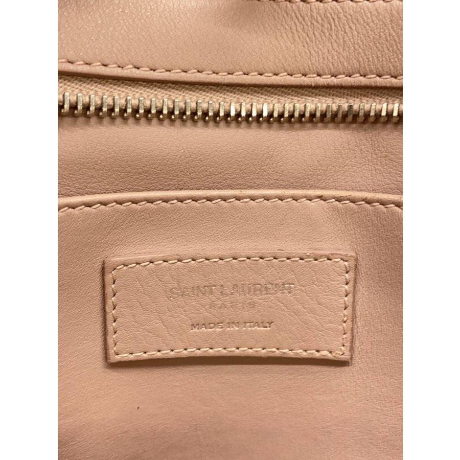 SAINT LAURENT◇ベイビーカバス/ハンドバッグ/レザー/PNK// : セカンド