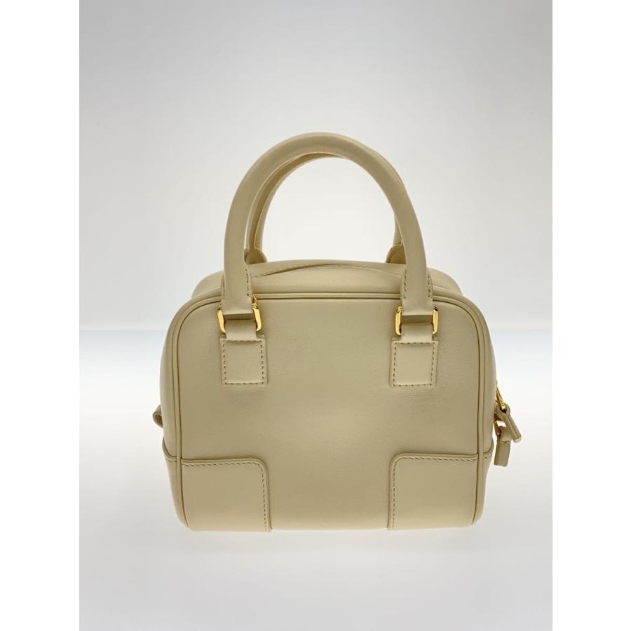 LOEWE◇アマソナ16ハンドバッグ/レザー/CRM// : セカンドストリート