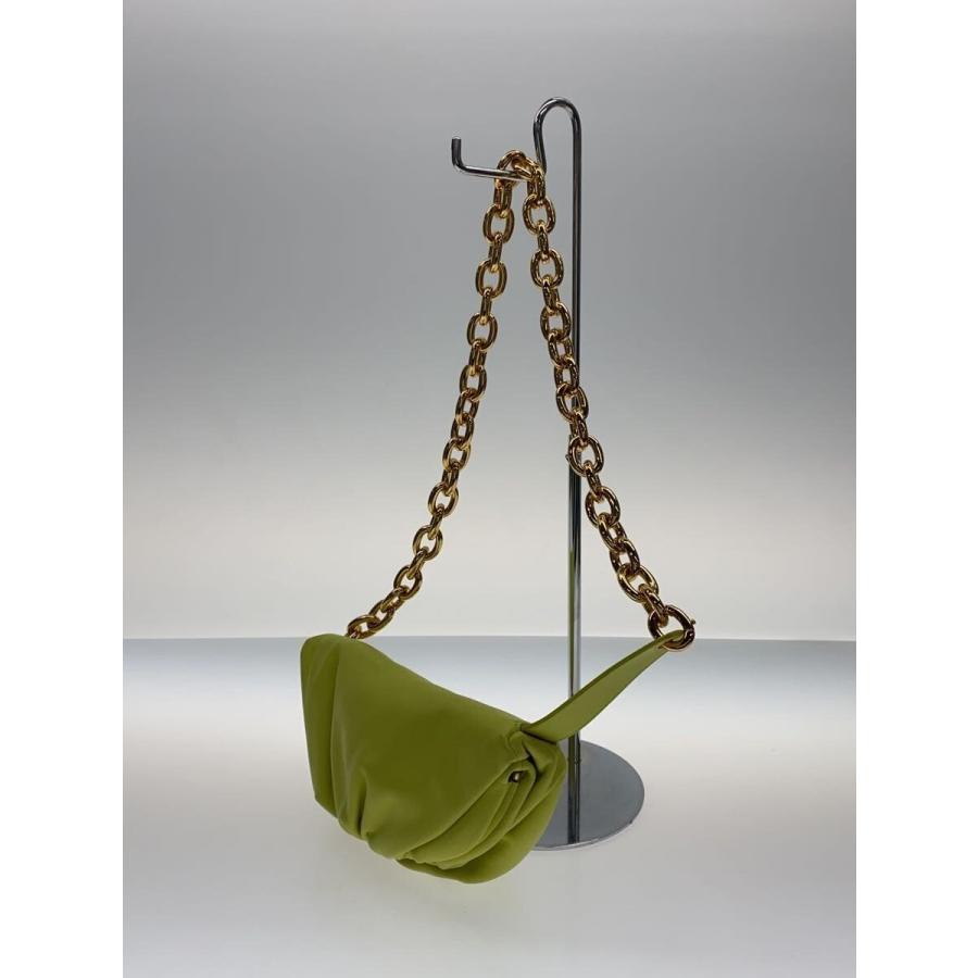BOTTEGA VENETA◆The Chain Pouch/チェーンミニショルダー/ショルダーバッグ[仕入]/レザー/GRN_1