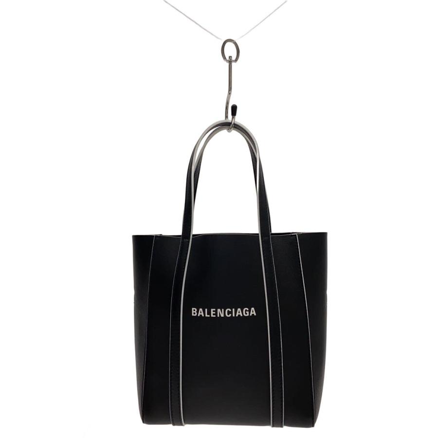 BALENCIAGA◇エブリデイ トートXXS/トートバッグ/レザー/BLK/551815
