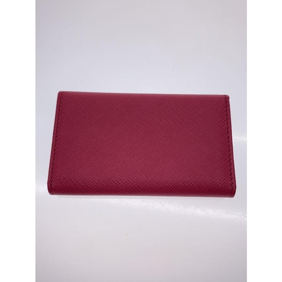 正規品◾️本物◾️PRADA サフィアーノ キーケース ピンク キーホルダー プラダ PRADA◇プラダ/キーケース/1PG222/サフィアーノ/ピンク// : セカンド
