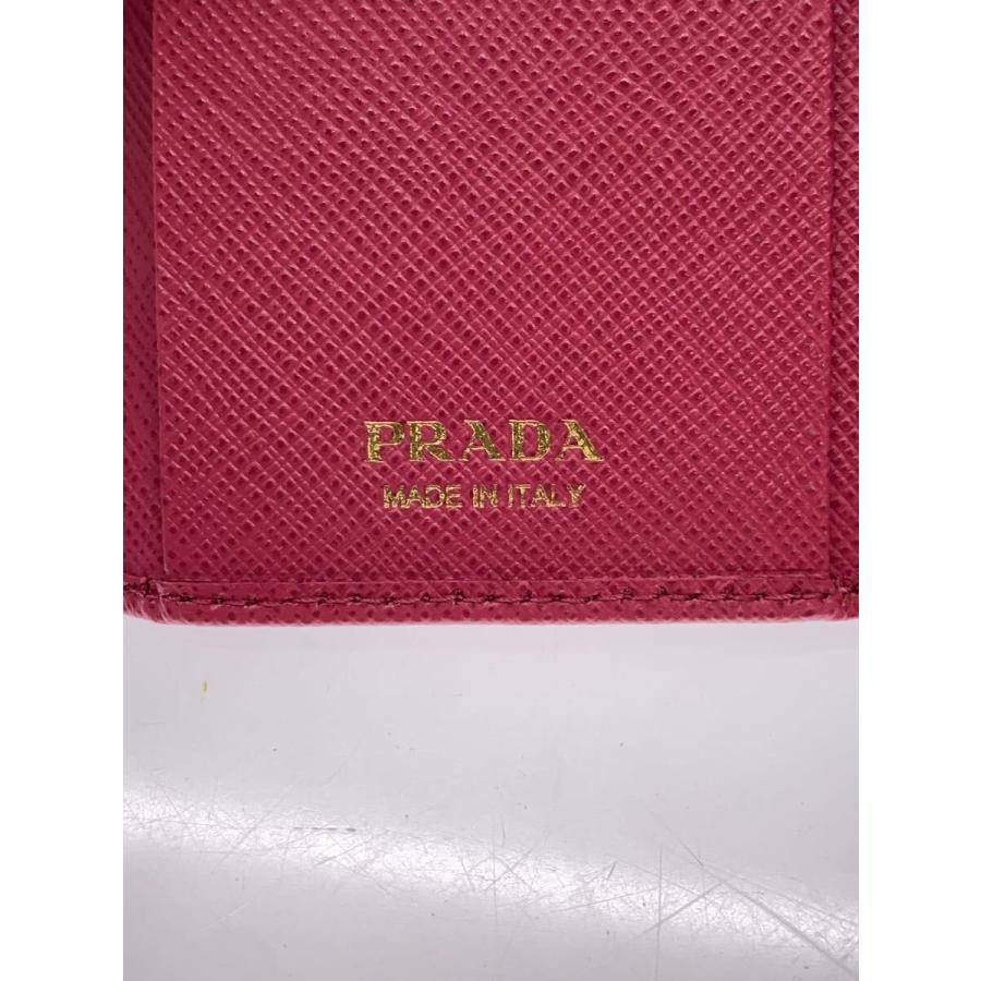 PRADA◇プラダ/キーケース/1PG222/サフィアーノ/ピンク// : セカンド