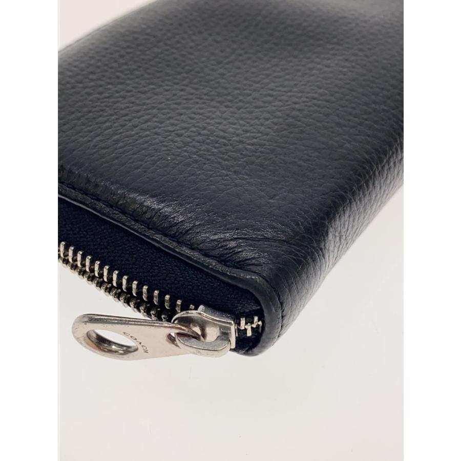COACH◇COACH コーチ 長財布/レザー/BLK/レディース/c4451