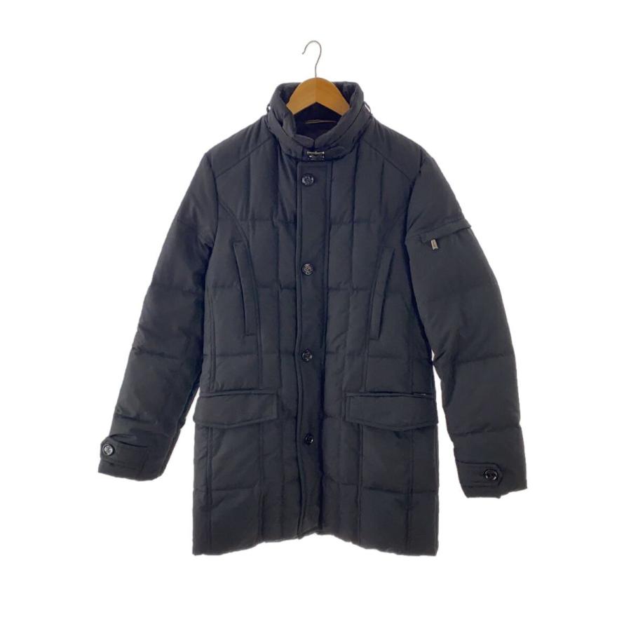 MOORER◇ダウンジャケット/48/ポリエステル/BLK : セカンドストリート