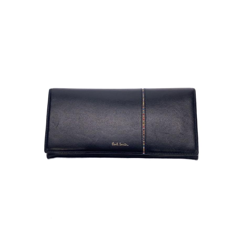 【ハルヒ】Paul Smith 長財布 PSU667 馬革 ブラック Paul Smith◇長財布/レザー/BLK/無地/メンズ/30PA : セカンド