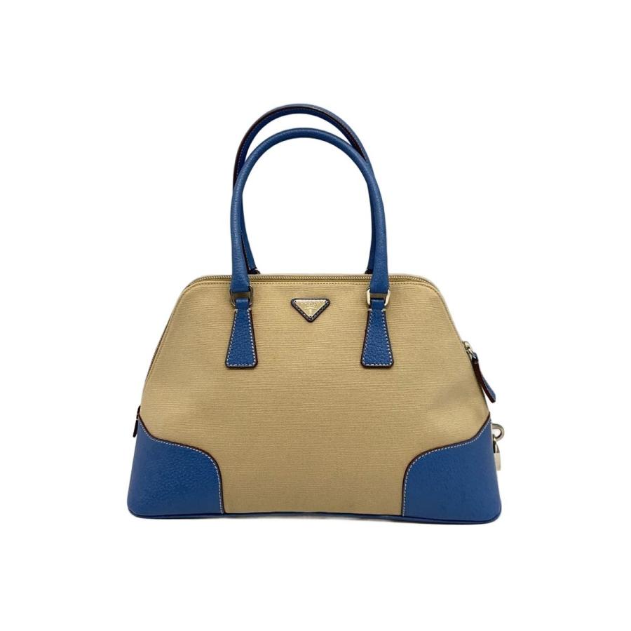 PRADA◇ハンドバッグ/キャンバス/BEG/BN2887 : セカンドストリート