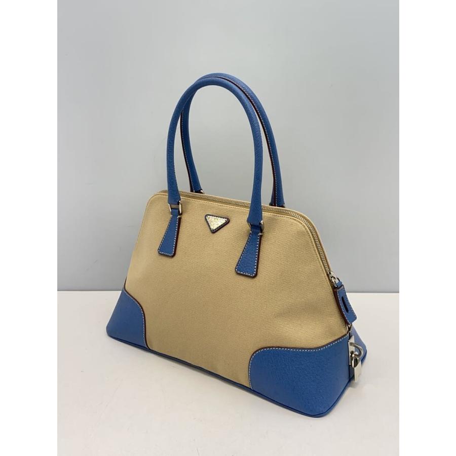 PRADA◇ハンドバッグ/キャンバス/BEG/BN2887 : セカンドストリート