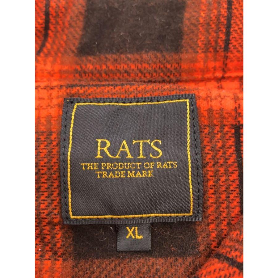 RATS◆長袖シャツ/XL/コットン/RED/チェック/21RS-0904｜ssol-shopping｜03