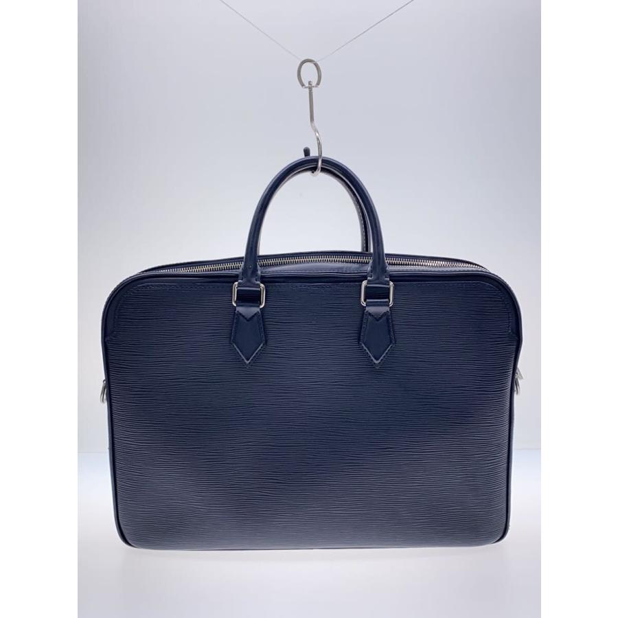 LOUIS VUITTON◇ダンディ・ブリーフケースMM_エピ_NVY/牛革/NVY/無地