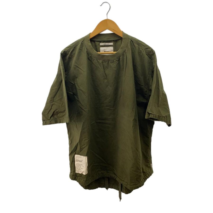 WTAPS◇Tシャツ/3/コットン/KHK/231TQDT-SHM06 : セカンドストリート