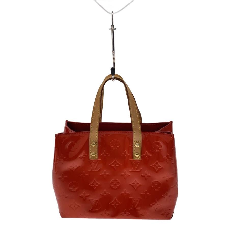 LOUIS VUITTON◇リードPM_モノグラム・ヴェルニ/エナメル/RED/総柄