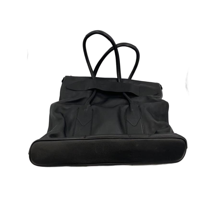 Maison Margiela◆トートバッグ/レザー/BLK/S55WC0070