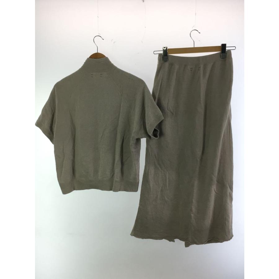 unfil◆soft linen-terry half ziptop/ソフトリネンテリーロングスカート/1/コットン/BEG｜ssol-shopping｜02