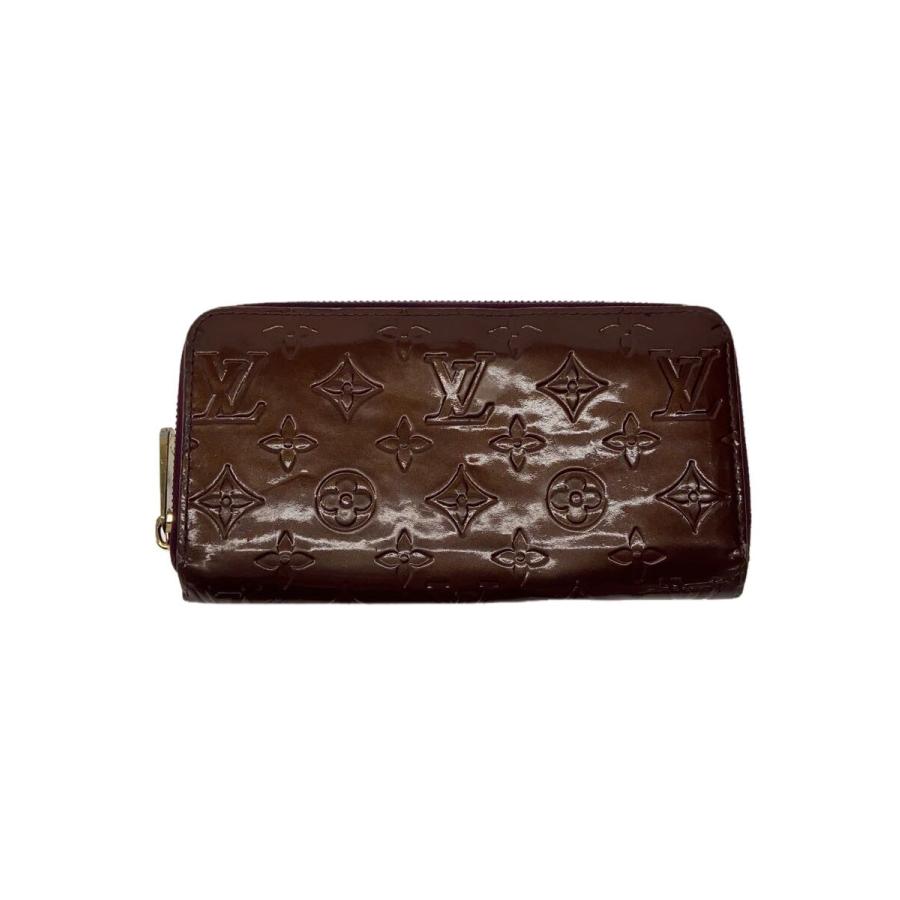 LOUIS VUITTON◇ジッピー・ウォレット_モノグラム・ヴェルニ_BRD