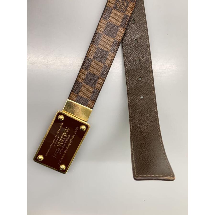 LOUIS VUITTON◇ベルト/レザー/ブラウン/メンズ/M9677 : セカンド 