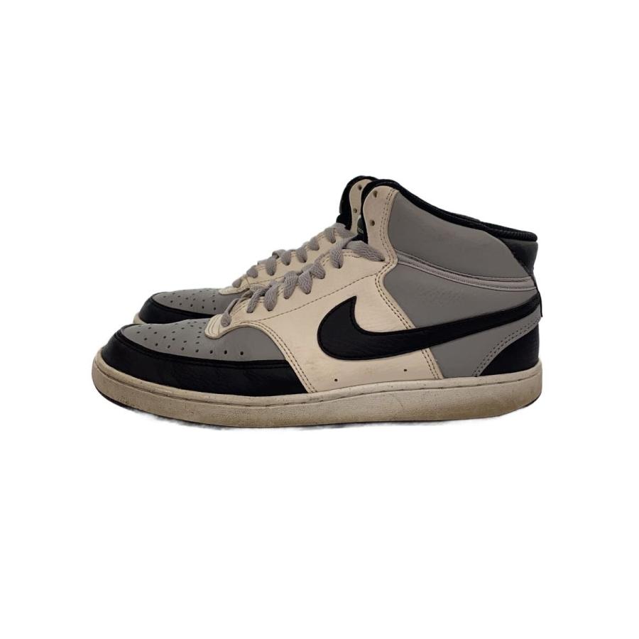 NIKE◇COURT VISION MID NN_コート ビジョン ミッド NN/26.5cm/グレー