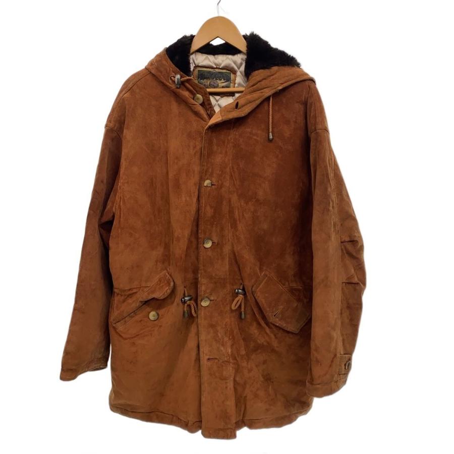 pazzo パッゾ ライダージャケット PAZZO◇レザージャケット・ブルゾン/--/豚革/ブラウン/無地 : セカンド