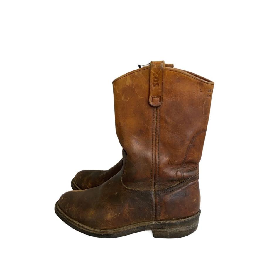 RED WING◇ペコスブーツ/--/BRW/レザー/1155/状態考慮// : セカンド