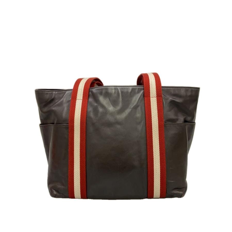 BALLY◇トートバッグ/--/BRW/無地// : セカンドストリートYahoo!店