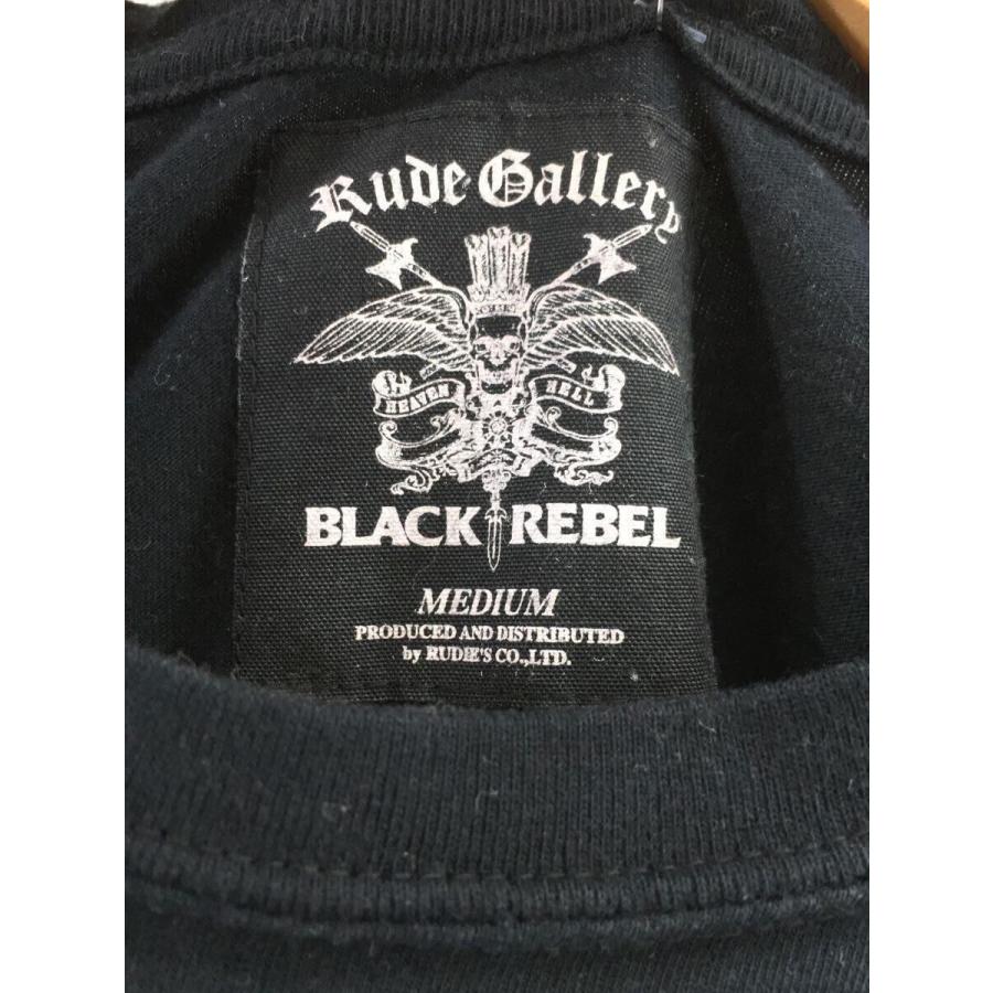 RUDE GALLERY BLACK REBEL◆Tシャツ/コットン/BLK/ブラック｜ssol-shopping｜03