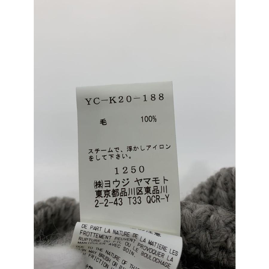 Y’s◆19AW/ニット・セーター(厚手)/2/ウール/GRY/YC-K20-188//