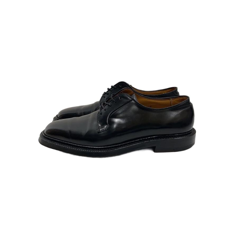 Alden◇SHIPS別注/シェルコードバン/ドレスシューズ/US8/BLK/レザー