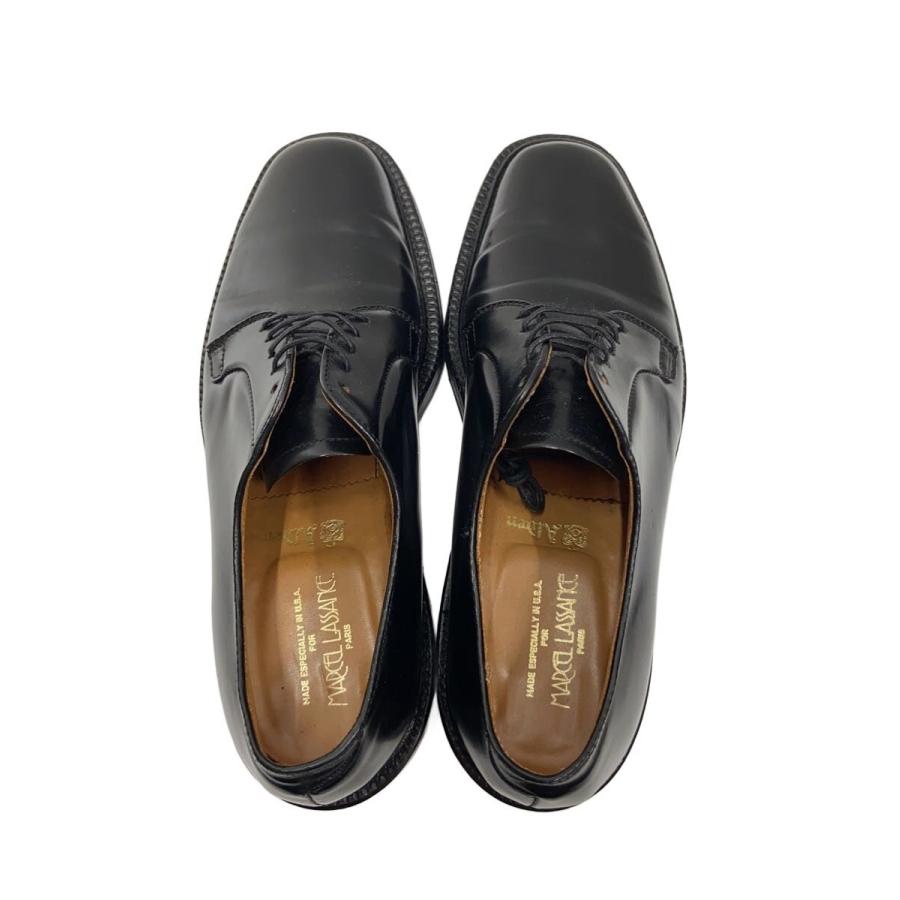 Alden◇SHIPS別注/シェルコードバン/ドレスシューズ/US8/BLK/レザー