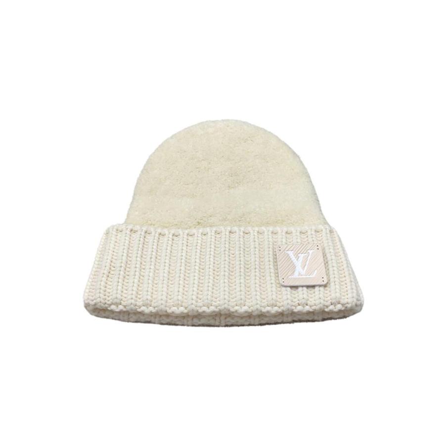LOUIS VUITTON◇ニットキャップ/--/ウール/WHT/レディース/M79444