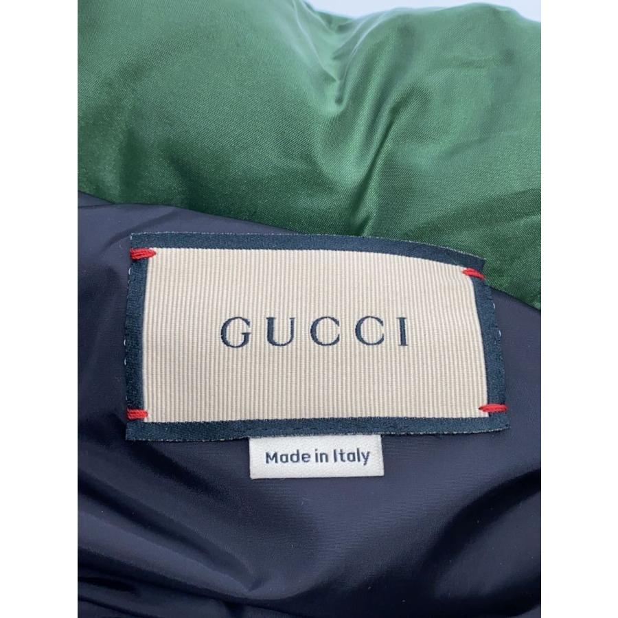 GUCCI◇ダウンベスト/44/ナイロン/GRN/698713 Z8A1T// : セカンド