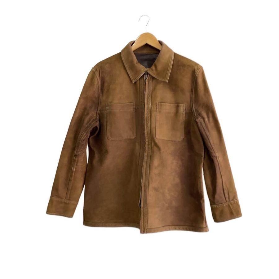 DURBAN◇レザージャケット・ブルゾン/M/羊革/BRW/W260713// : セカンド