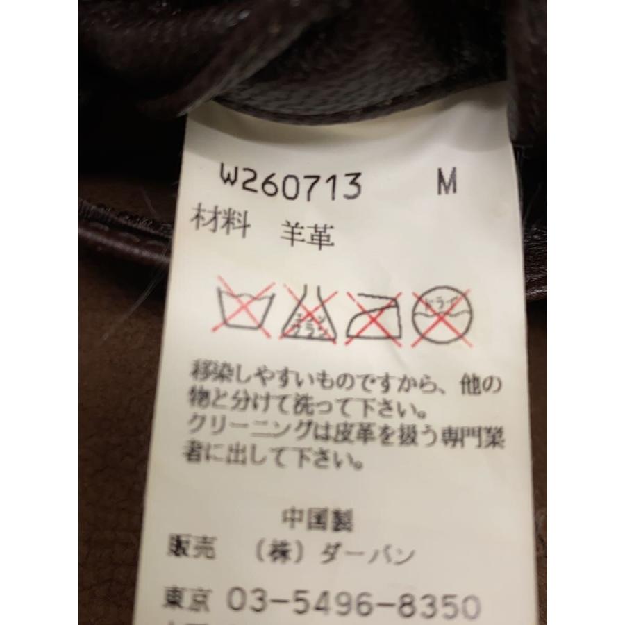 ゴア　レザージャケット・ブルゾン/M/羊革/BRW/無地/31547147 DURBAN◇レザージャケット・ブルゾン/M/羊革/BRW/W260713// : セカンド