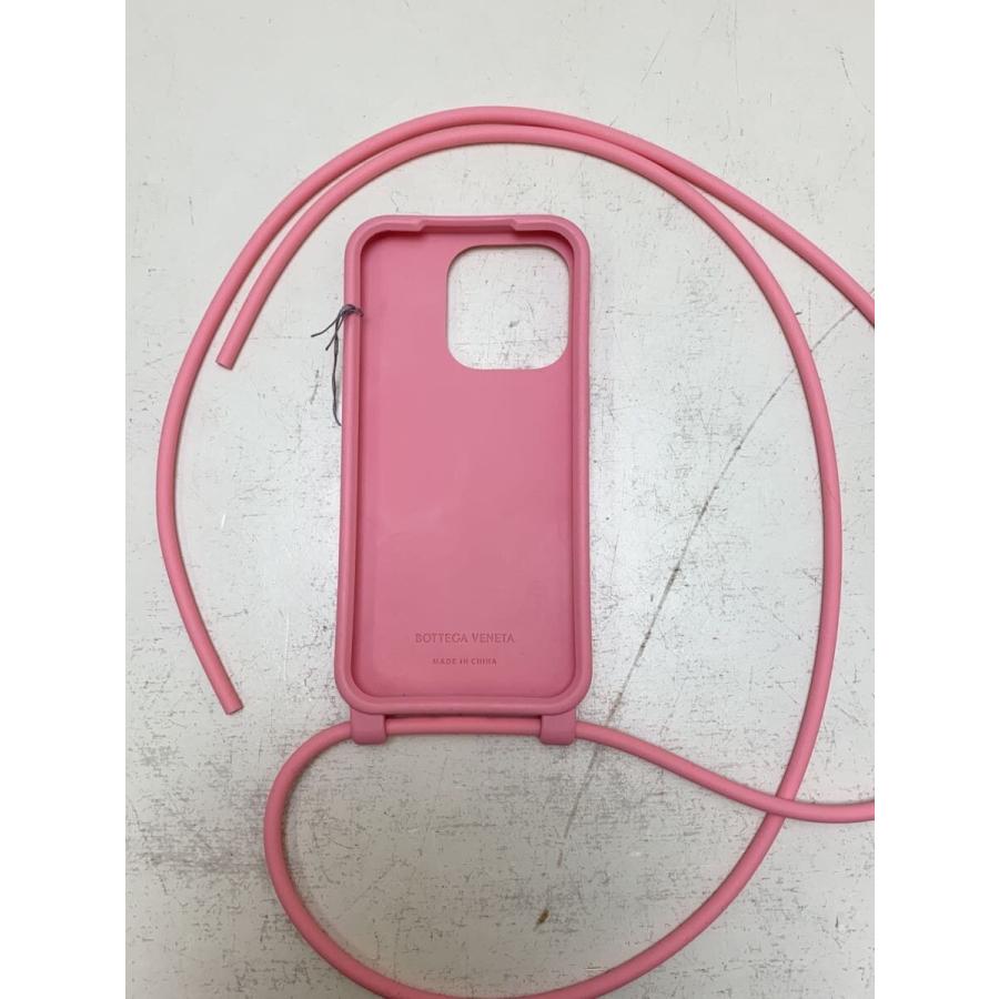 BOTTEGA VENETA◇iphoneケース/シリコン/小物/--/PNK/レディース