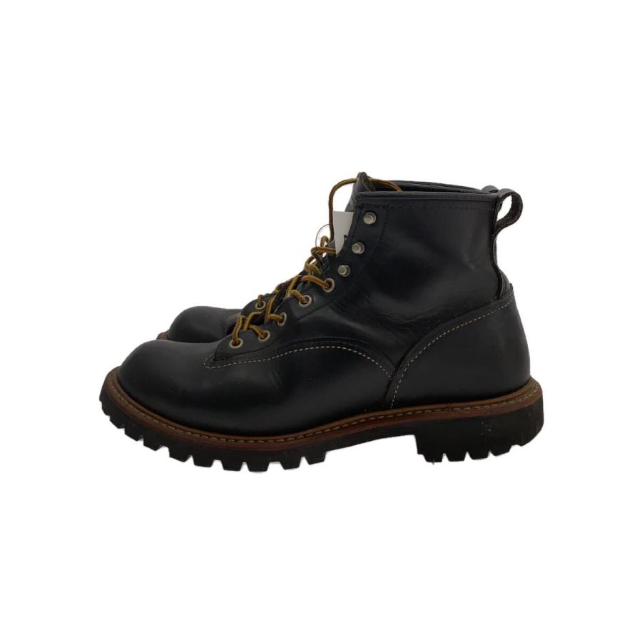 レッドウィング　エイプ　ブーツ　US8.5 RED WING◇ブーツ/US8.5/BLK/レザー/2934/LINEMAN// : セカンド