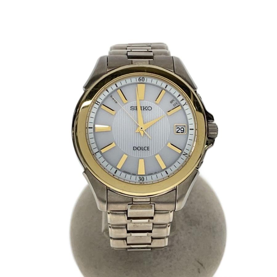 SEIKO◇ソーラー腕時計/アナログ/--/SLV/7B24-0AG0// : セカンド