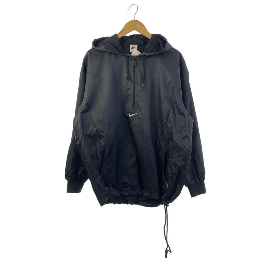 NIKE◇アノラックパーカー/XL/ナイロン/BLK/F6-03-09-FFL : セカンド