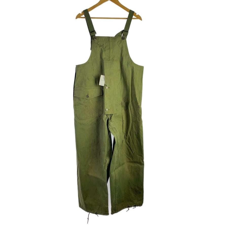 US.NAVY◇N-1/13スター/デッキパンツ/オーバーオール/S/--/GRN/無地