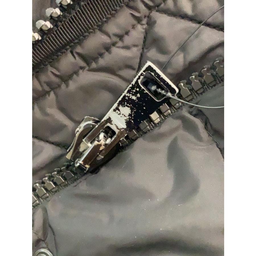 MONCLER◇grive giubbotto/ロングダウンジャケット/1/ナイロン/BLK