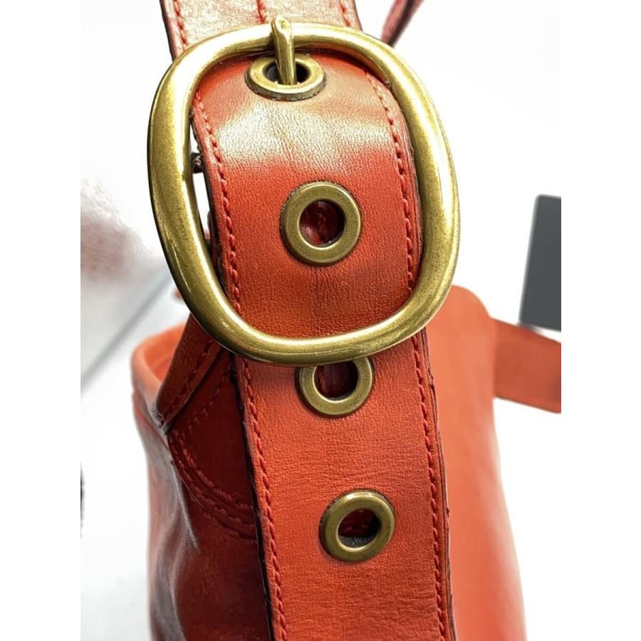 【美品】COACH オールドコーチ ショルダーバッグ レザー 赤 9085 COACH◇バッグ/レザー/RED/無地 COACH◇オールドコーチ/ショルダー