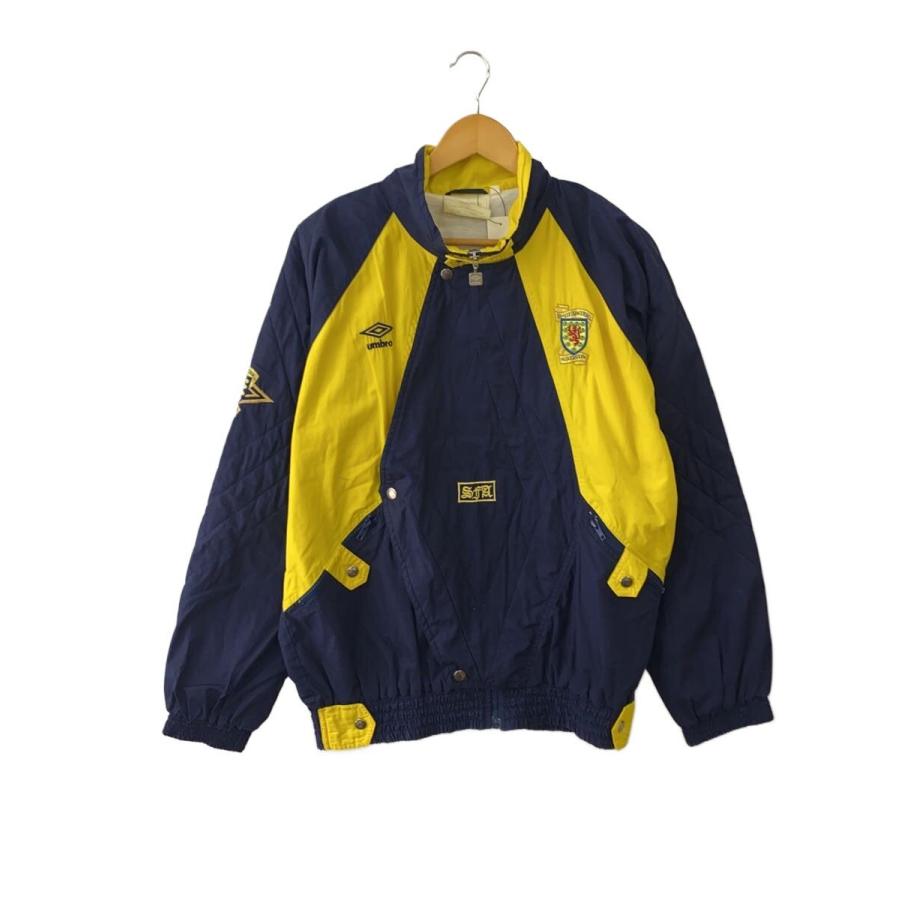 UMBRO◇90s/スコットランド代表/トラックジャケット/ポリエステル/NVY