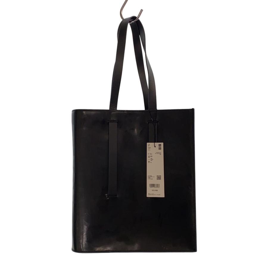 UNIQLO+J◇トートバッグ/牛革/BLK/無地 : セカンドストリートYahoo!店