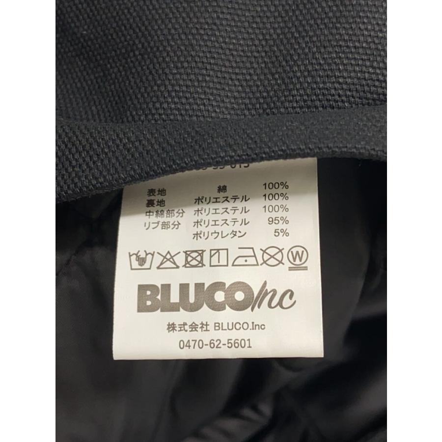 BLUCO◇キルティングベスト/M/コットン/BLK/無地/155-35-013